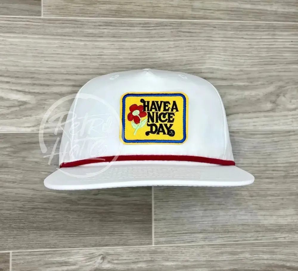 Have a Nice Day (small) on Retro Rope Hat