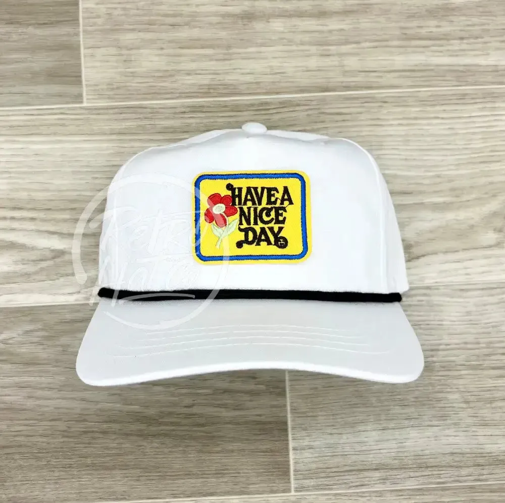 Have a Nice Day (small) on Retro Rope Hat