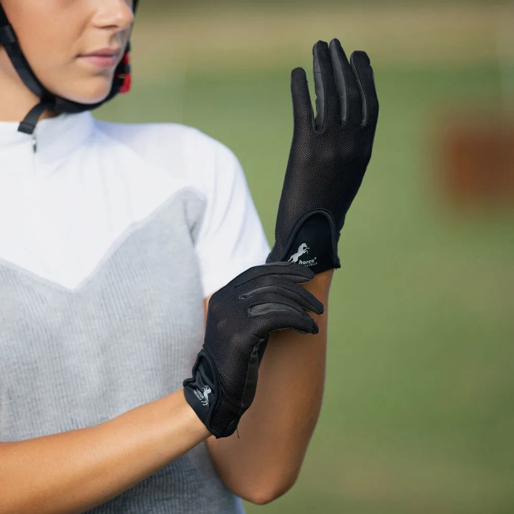 Horze Mesh Riding Gloves