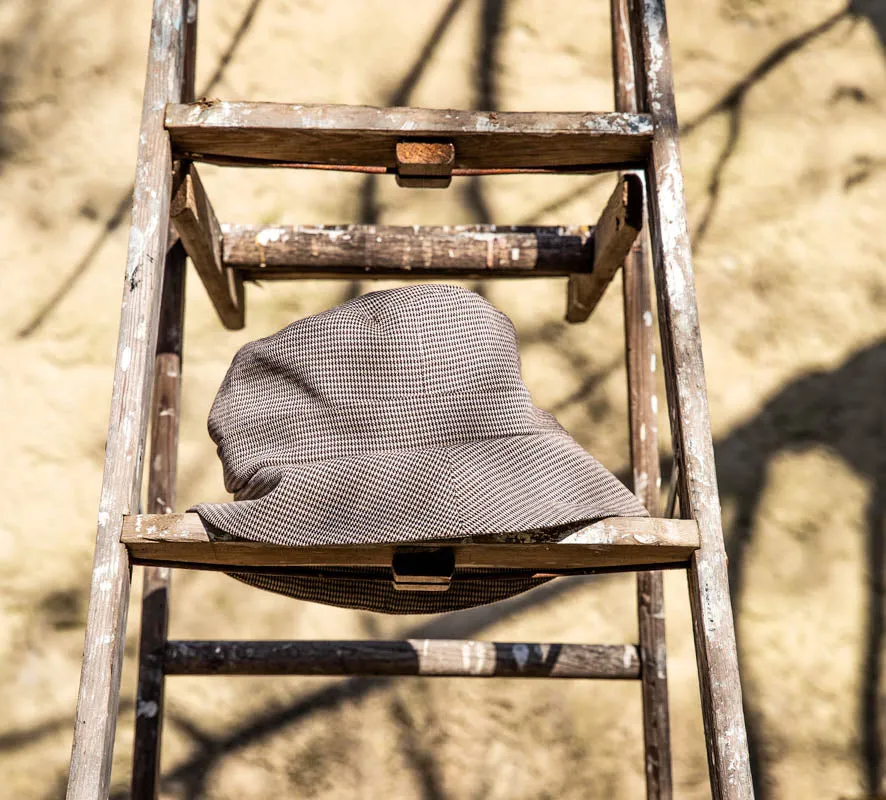 Hound-tooth Print Bucket Hat