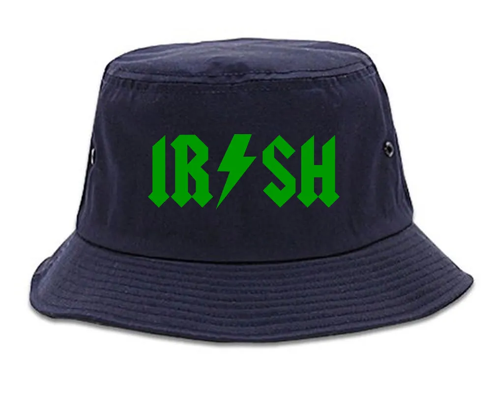 Irish Rockstar Funny Band Logo Mens Bucket Hat