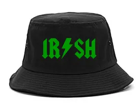 Irish Rockstar Funny Band Logo Mens Bucket Hat