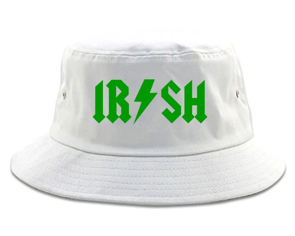 Irish Rockstar Funny Band Logo Mens Bucket Hat