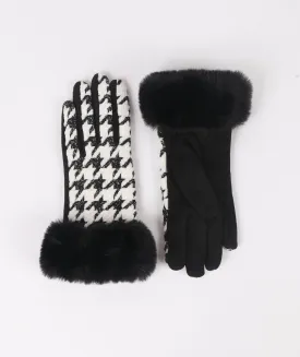 Kandi Gloves - Black/White