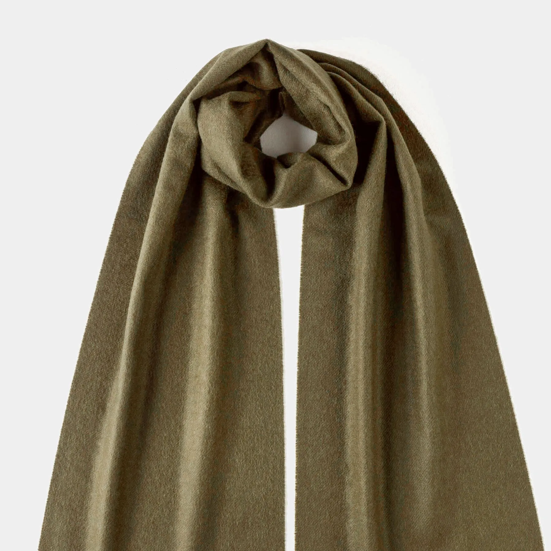 Khaki Cashmere Scarf