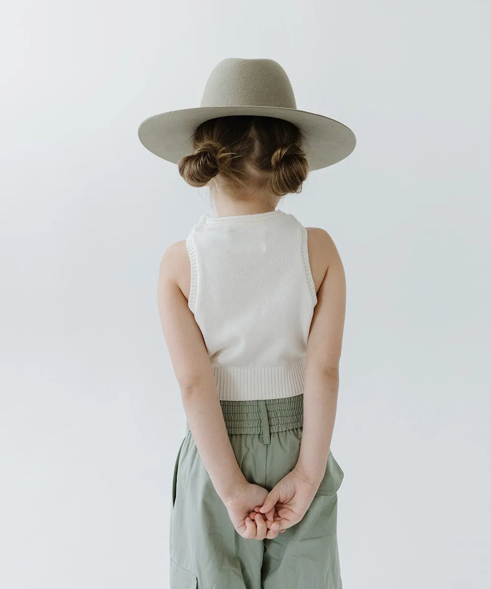 Kids Emma Wide Brim Fedora