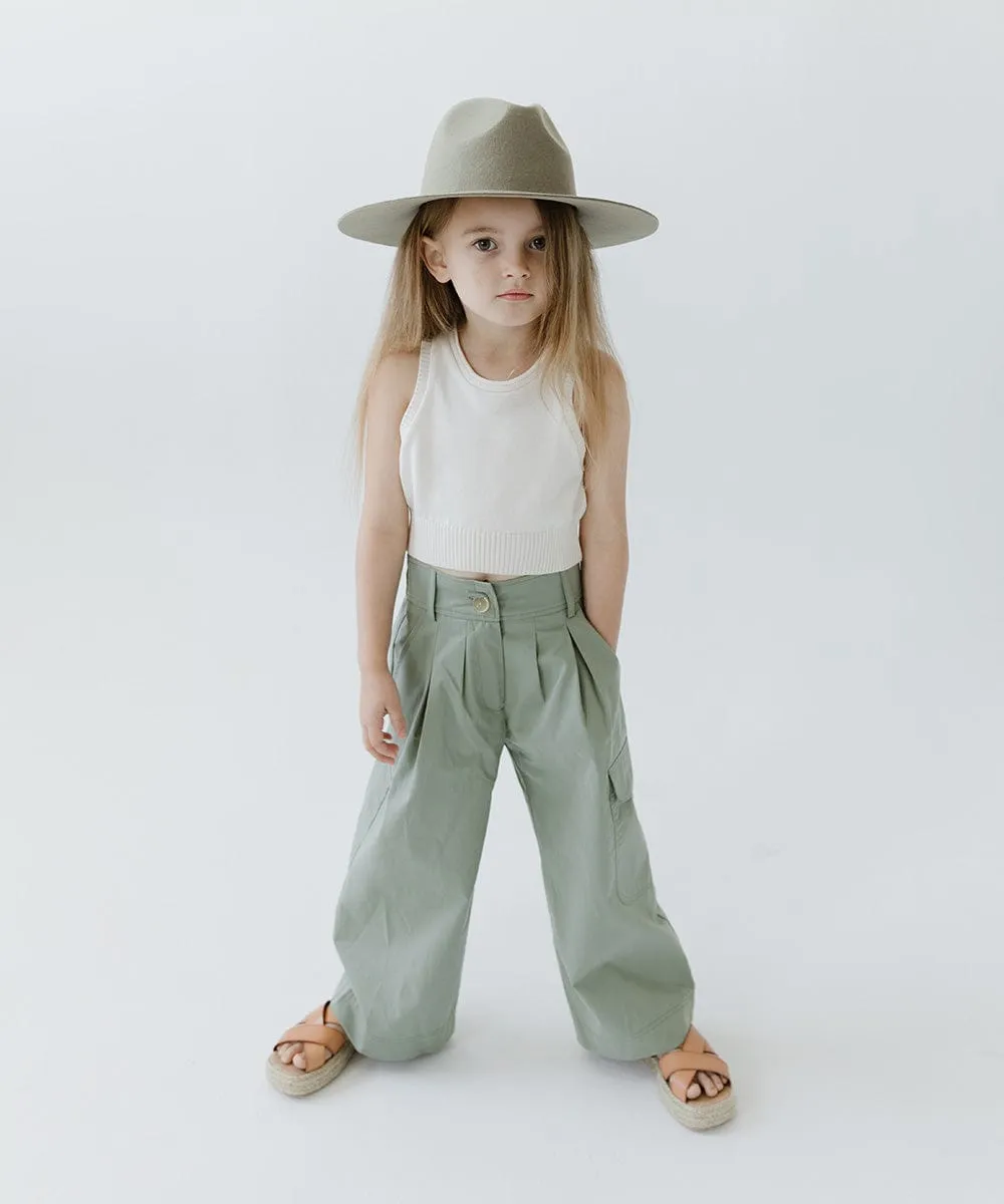 Kids Emma Wide Brim Fedora