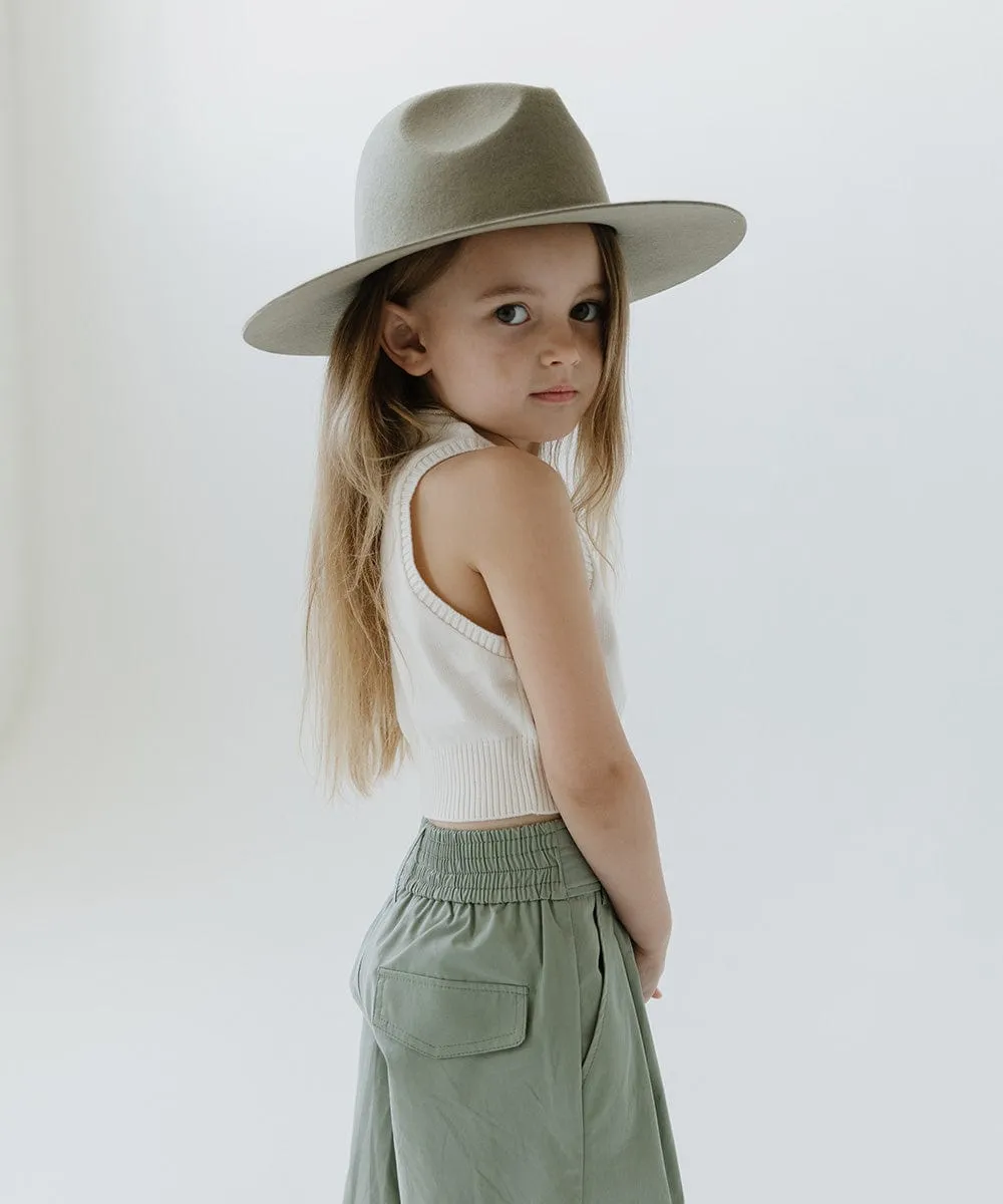 Kids Emma Wide Brim Fedora