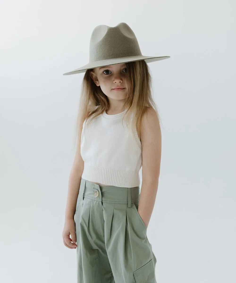 Kids Emma Wide Brim Fedora