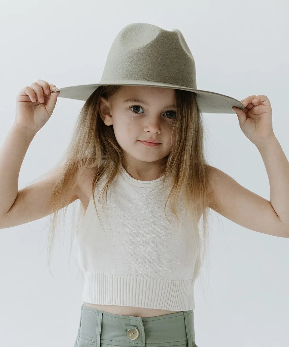 Kids Emma Wide Brim Fedora