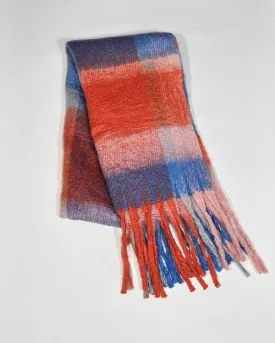 Lana Scarf (Red/Blue)