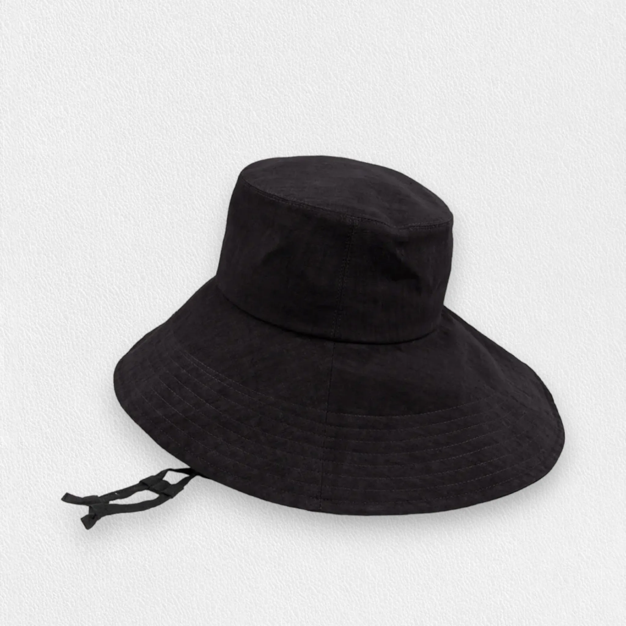 LINEN WIDE BRIM UV PRETECTION HAT