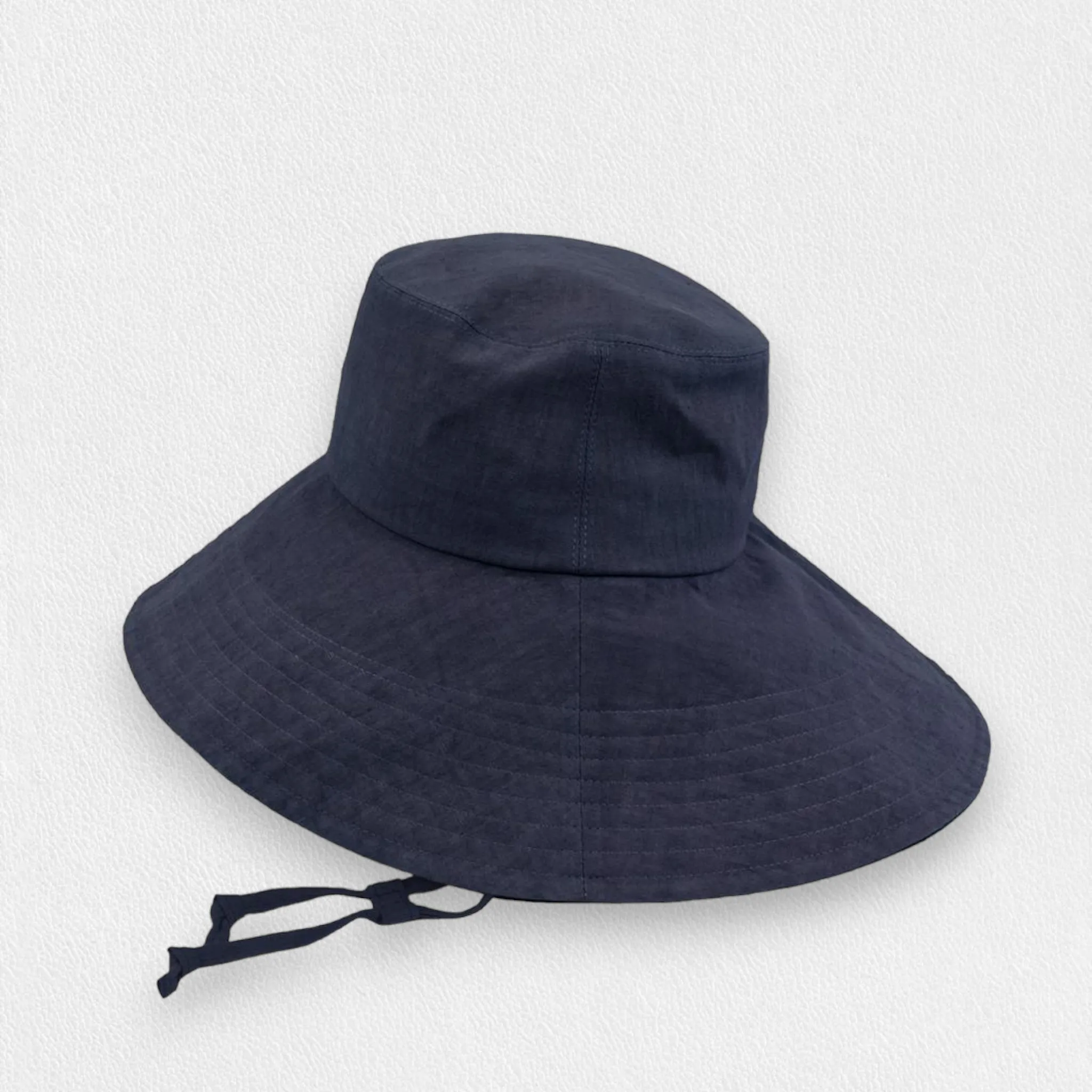 LINEN WIDE BRIM UV PRETECTION HAT