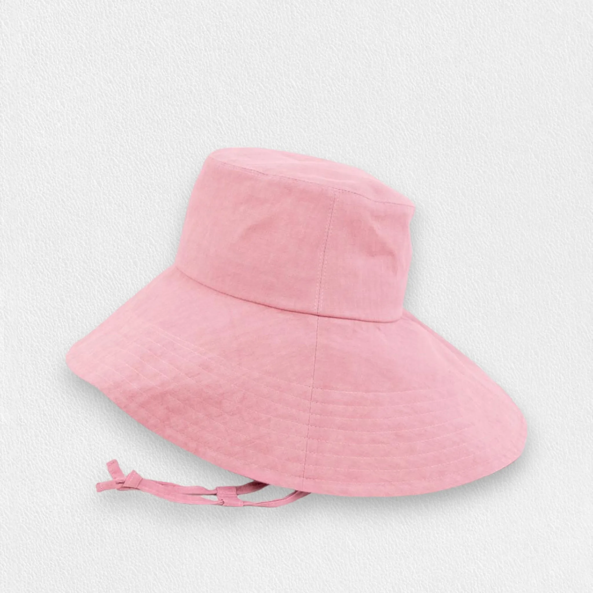 LINEN WIDE BRIM UV PRETECTION HAT