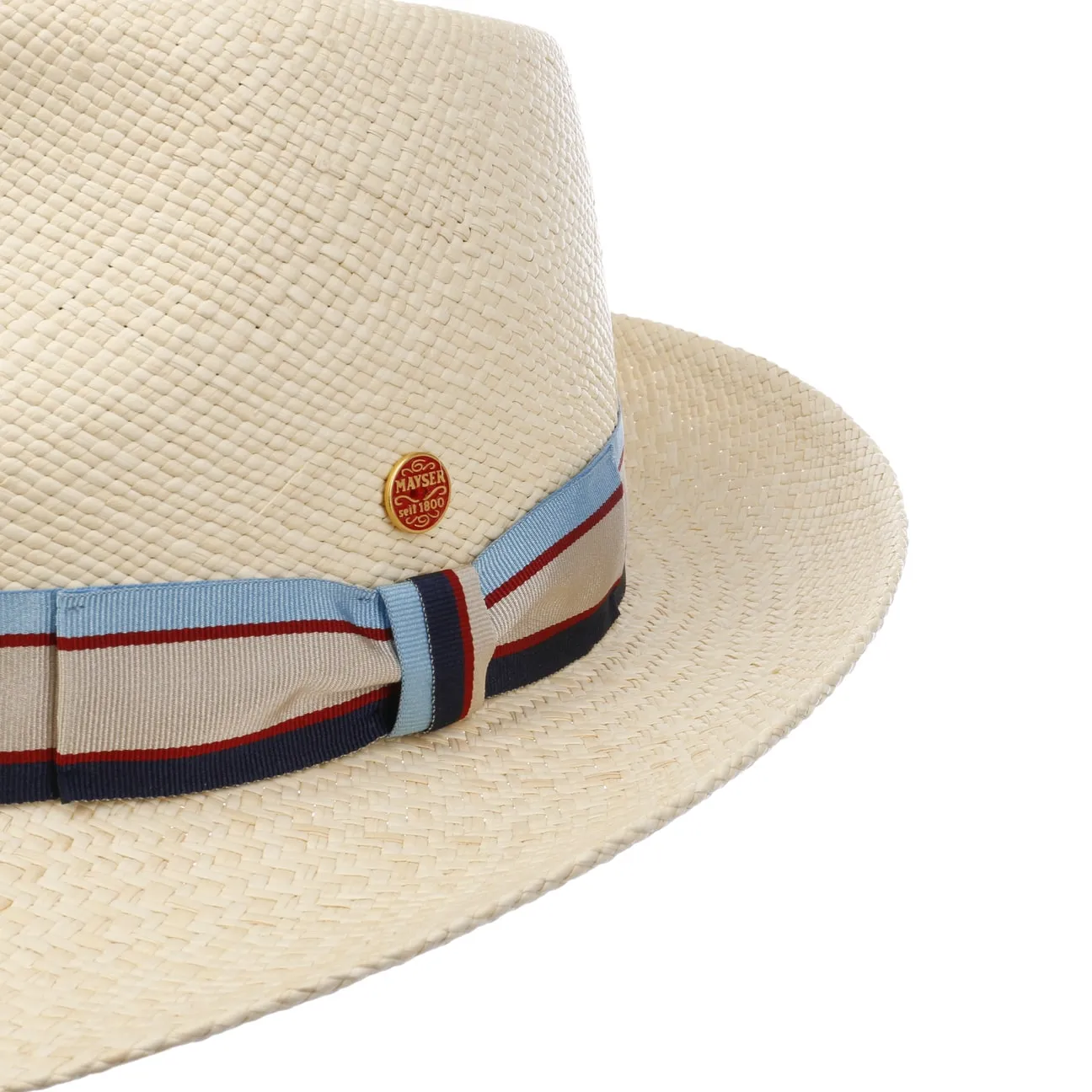 Manuel Stripes Panama Hat by Mayser