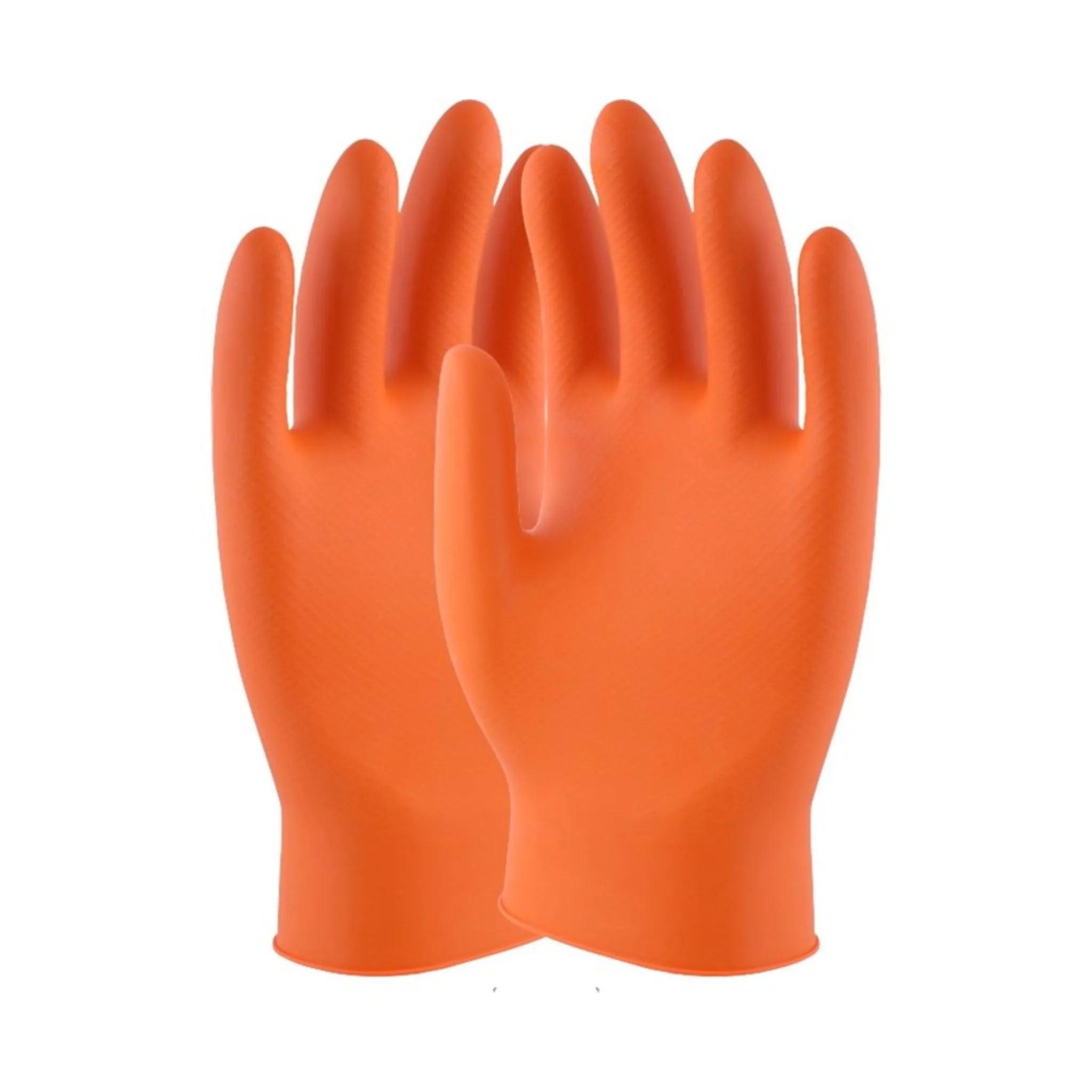 Maxim Orange Extra Tough Nitrile Disposable Gloves (Box of 50)