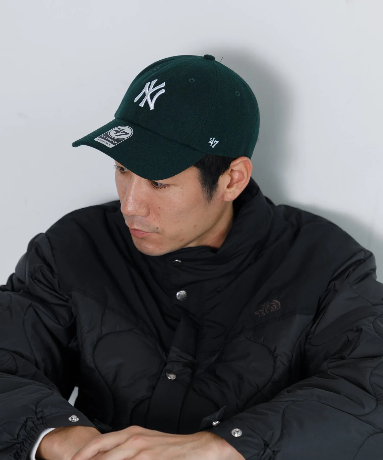 【MEN , WOMEN】'47 × Sporty&Rich Yankees Wool Hat Forest