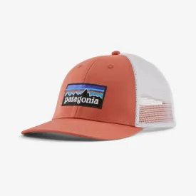 Men's Patagonia | P-6 Logo LoPro Trucker Hat | Quartz Coral