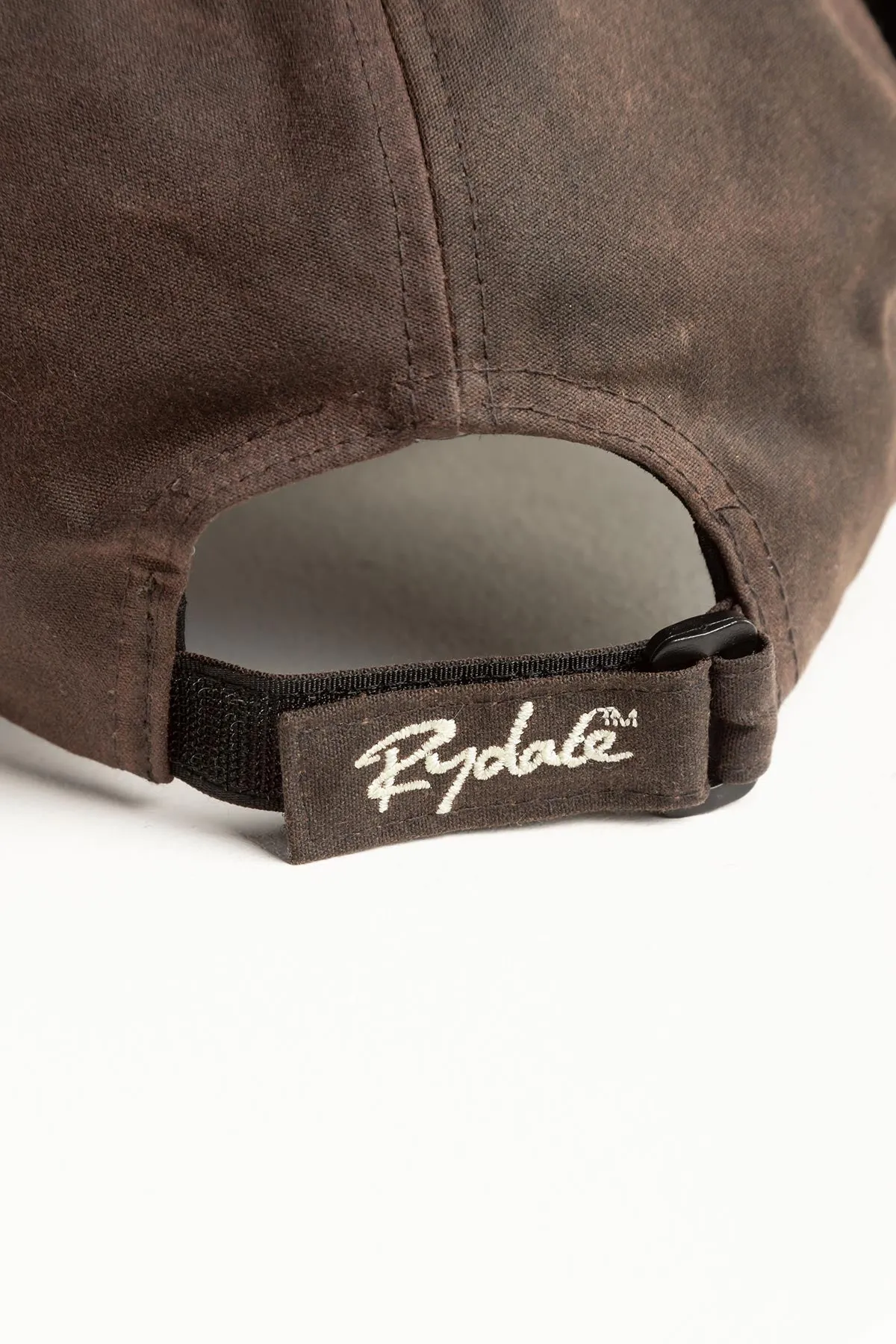 Men's Wax Baseball Cap with Suede Peak