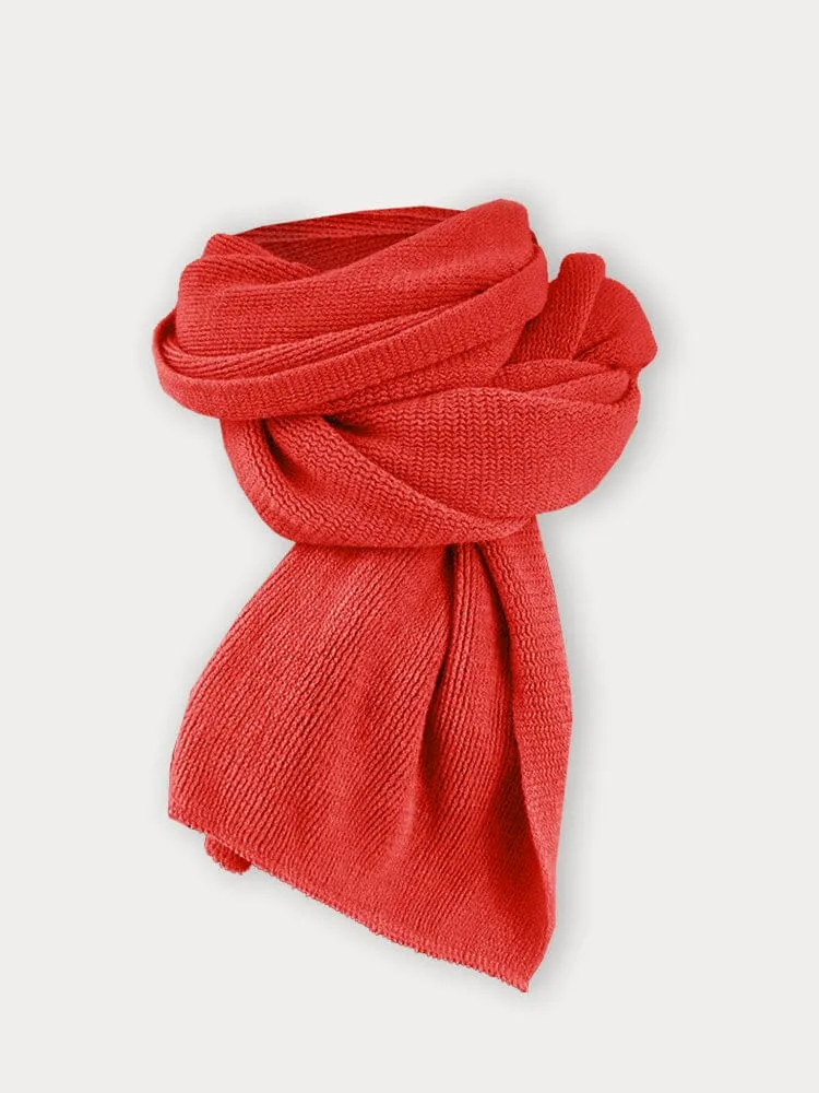 Minimalist Warm Knit Scarf