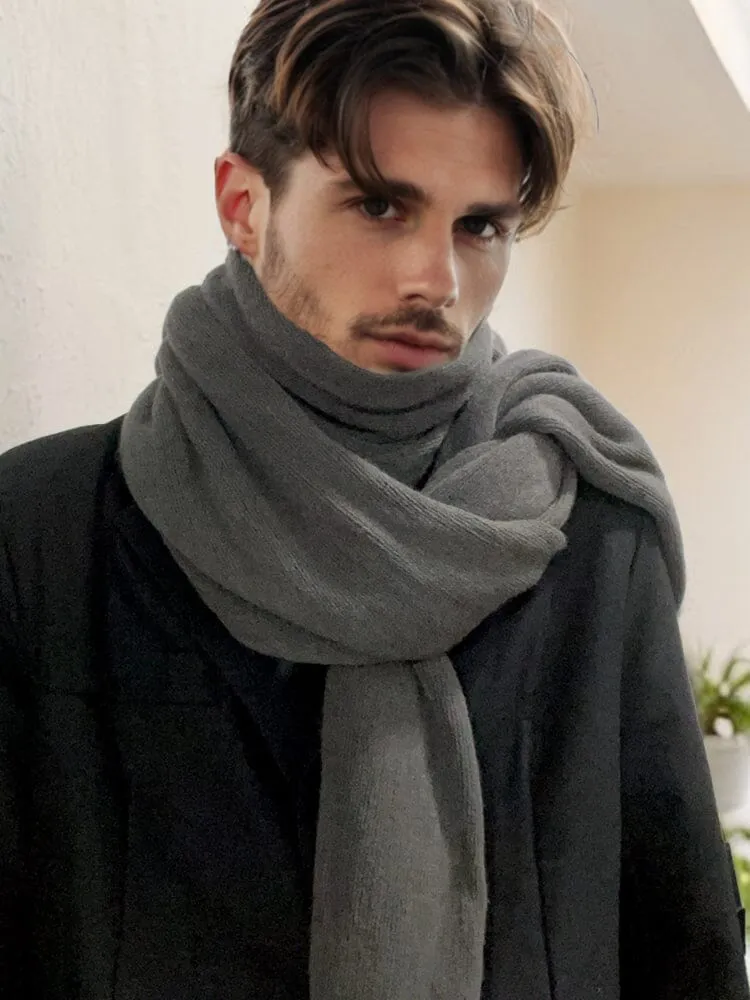 Minimalist Warm Knit Scarf