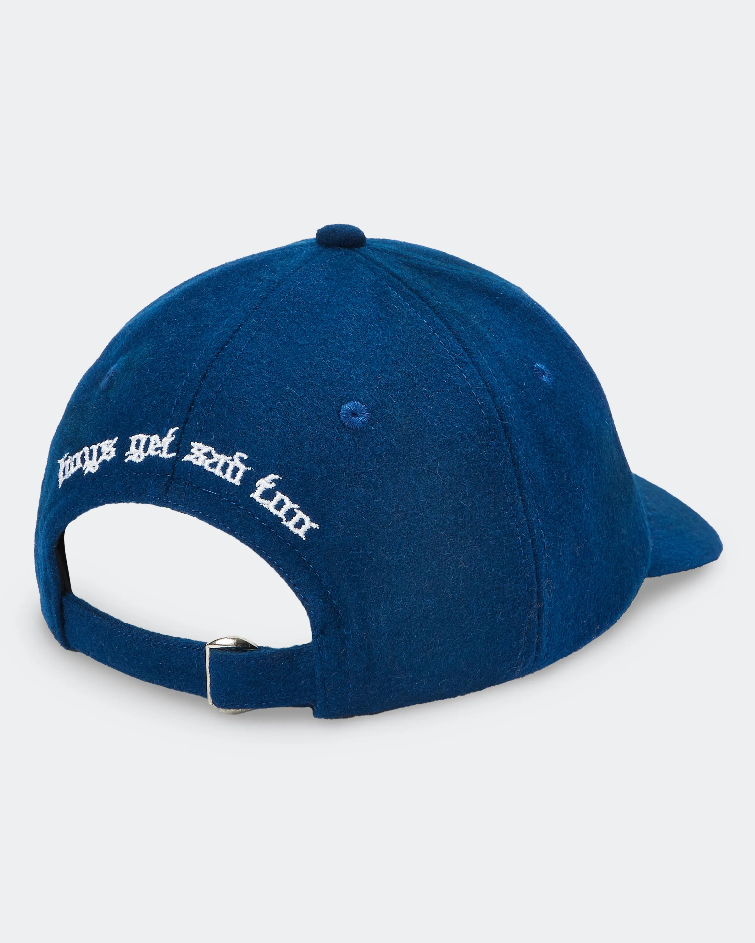 OLD ENGLISH WOOL CAP NAVY