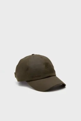 Olive Wax Sports Cap