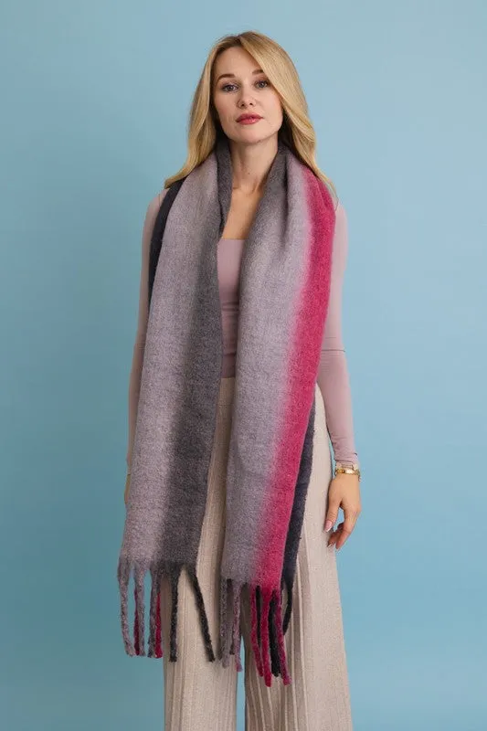 Ombre Dream Luxe Fringe Blanket Scarf