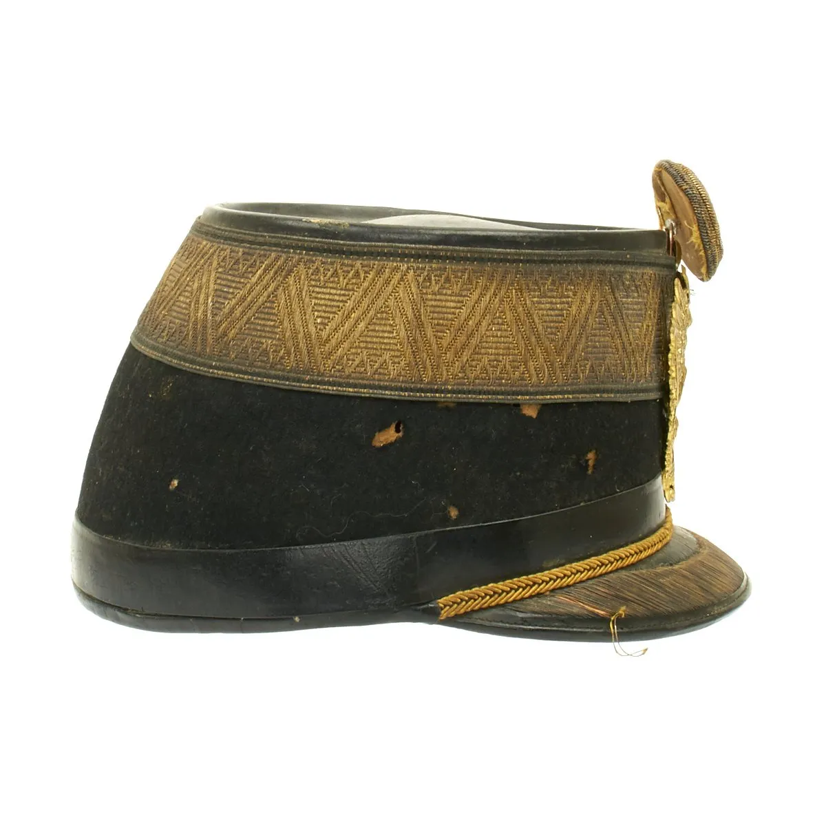 Original 19th Century Imperial Austrian Infantry Senior Officer Shako