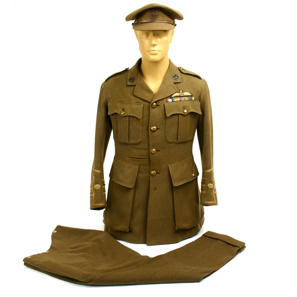 Original British WWI Royal Flying Corps Majors Uniform Set