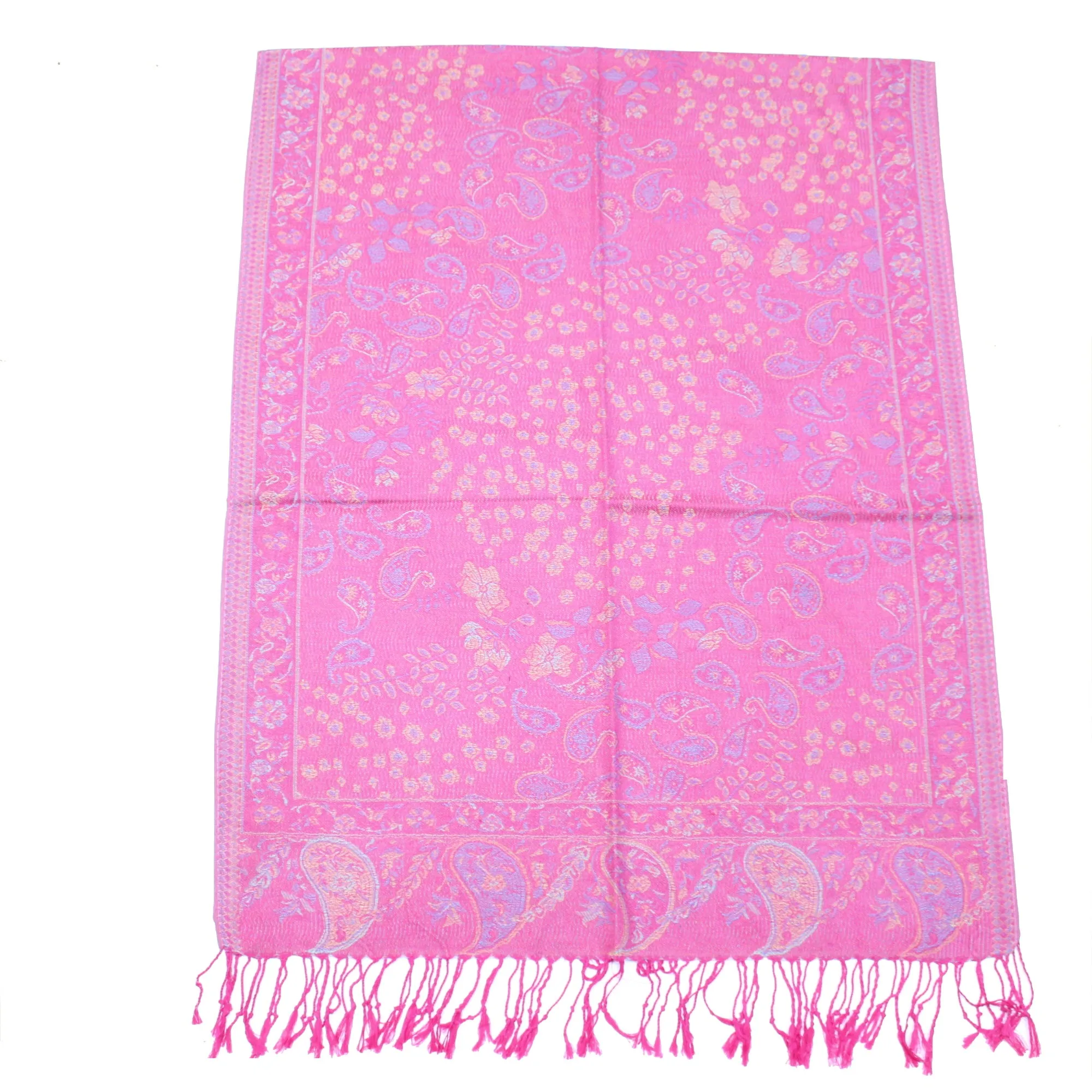 Paisley Print Pink Pashmina