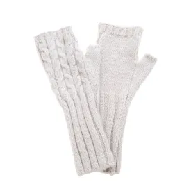 Park Lane Fingerless Gloves Stone