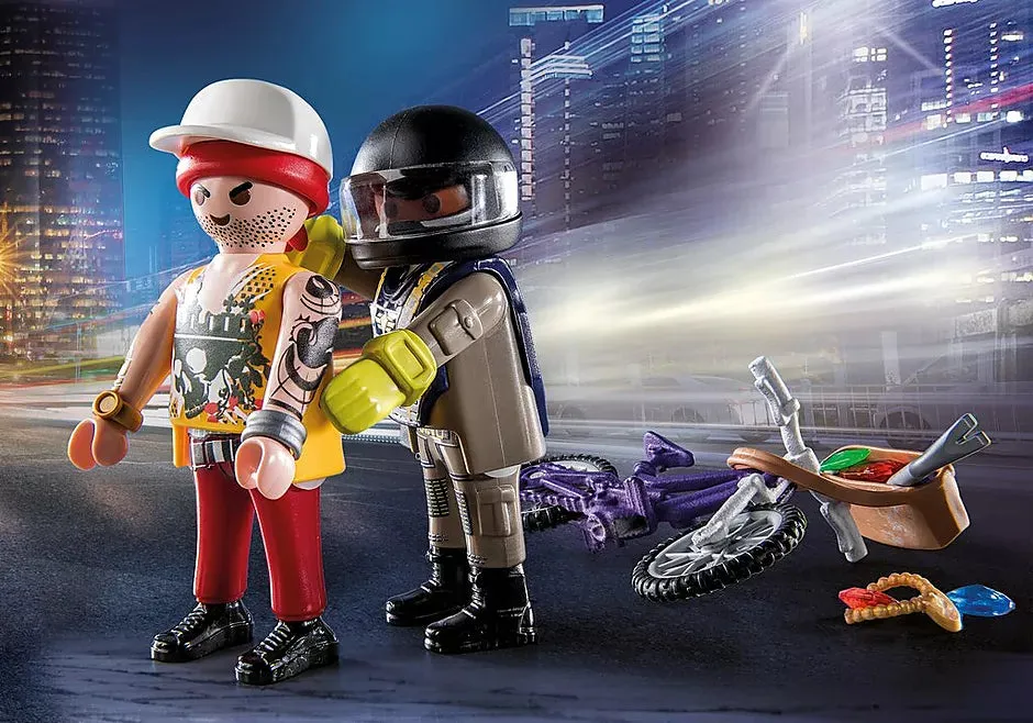 Playmobil City Action Special Forces & Thief Starter Pack