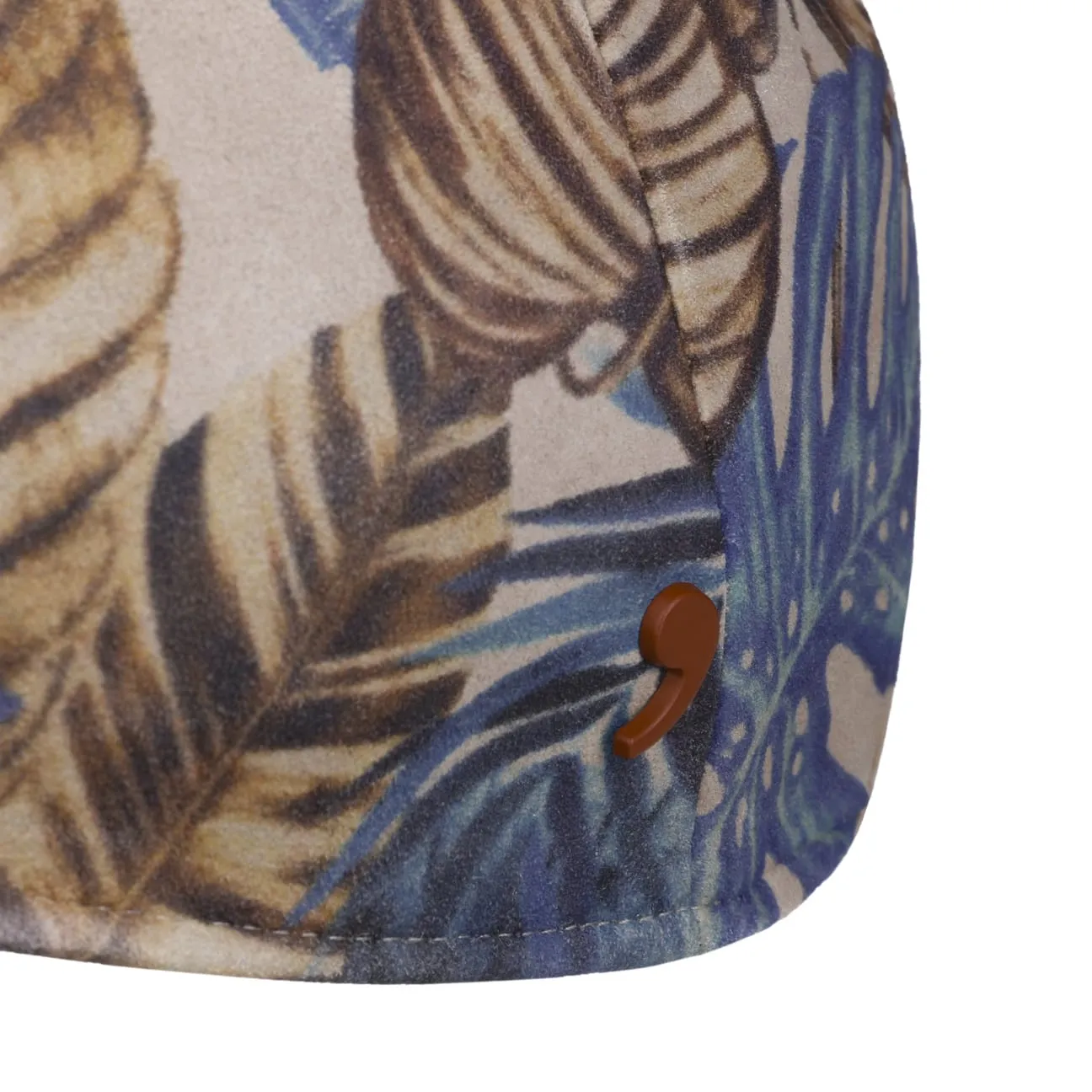 Printed Leather Flat Cap by Alfonso DEste