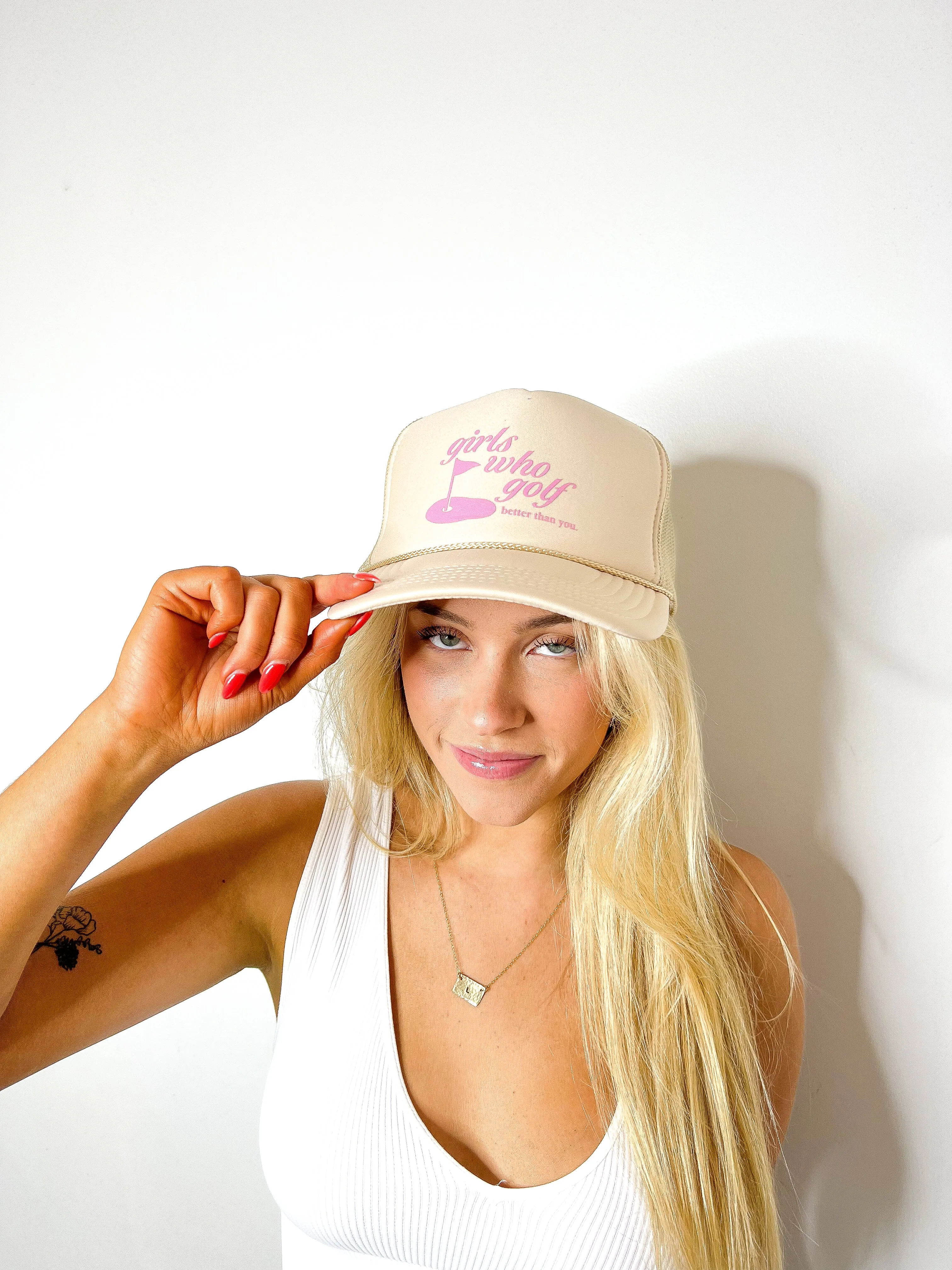 "Girls Who Golf" Trucker Hat