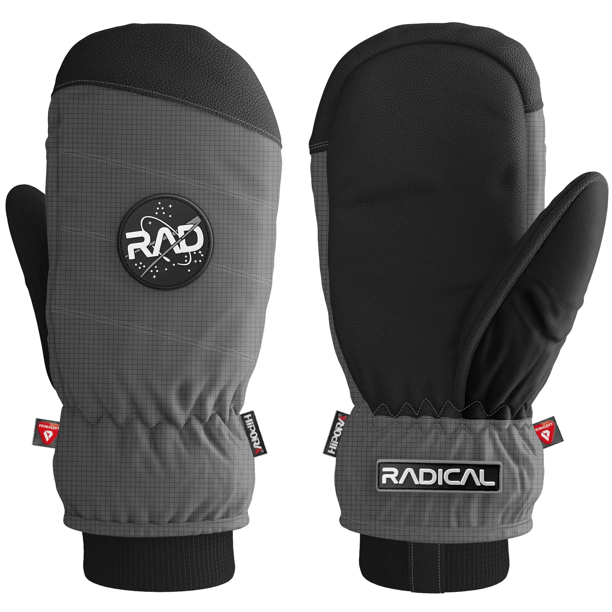 Rad Gloves Astro Mitt Ripstop Tech Grey