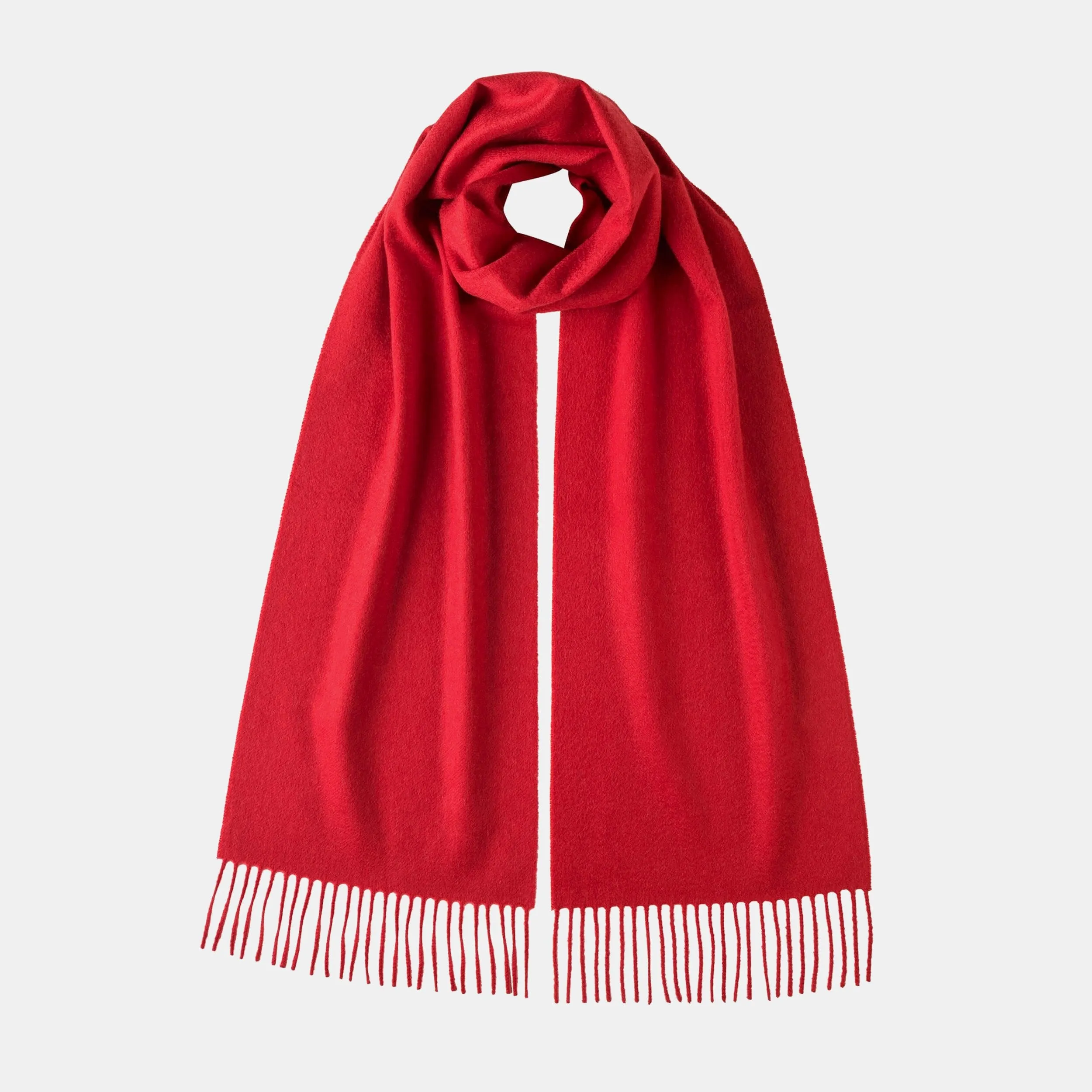 Red Cashmere Scarf