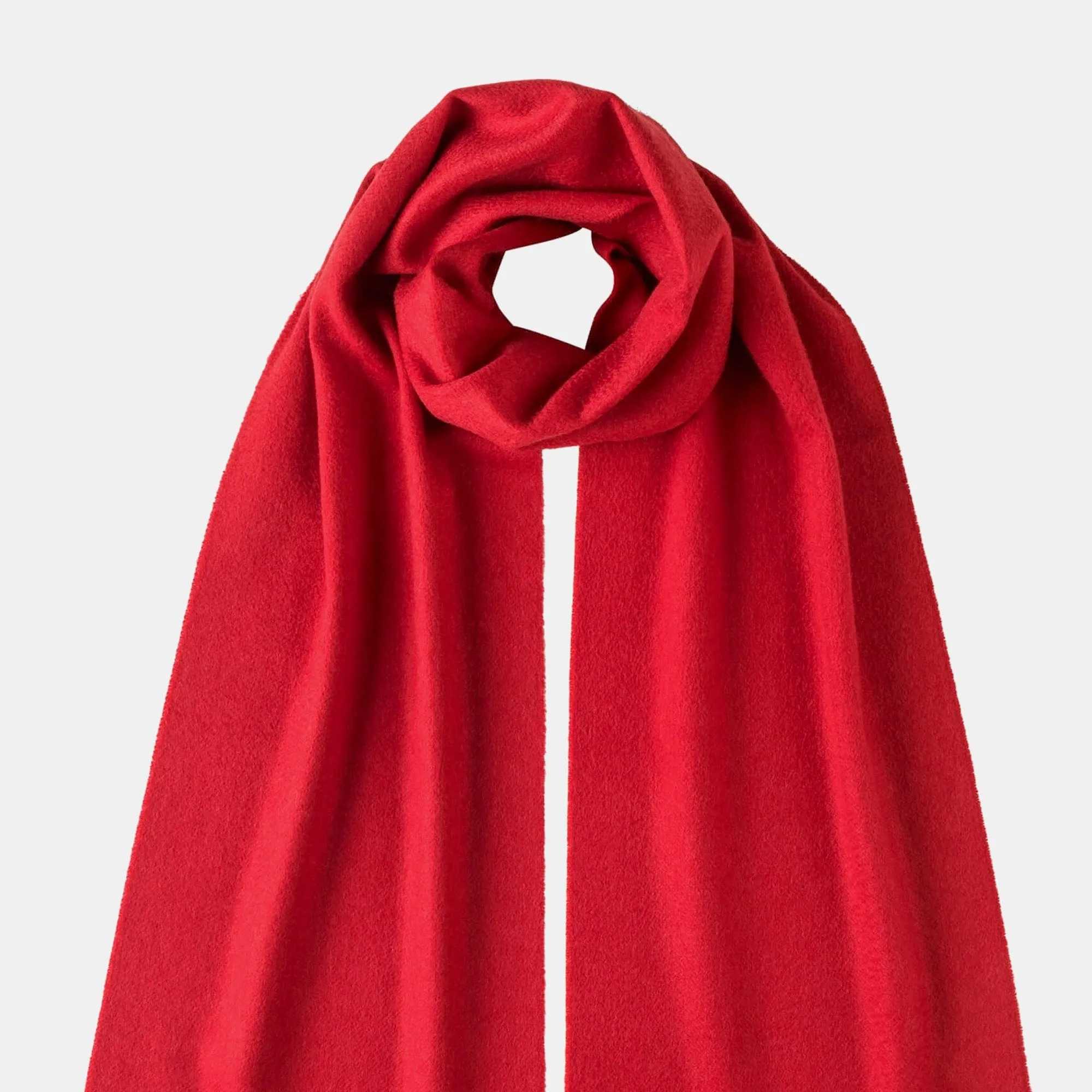 Red Cashmere Scarf