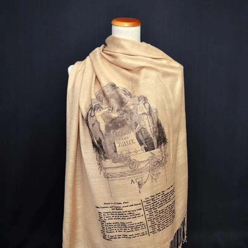 Romeo and Juliet Scarf/Shawl. William Shakespeare