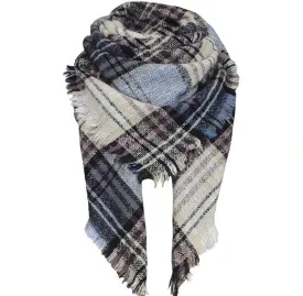 Scarfs - Blue Horizon Plaid Scarf