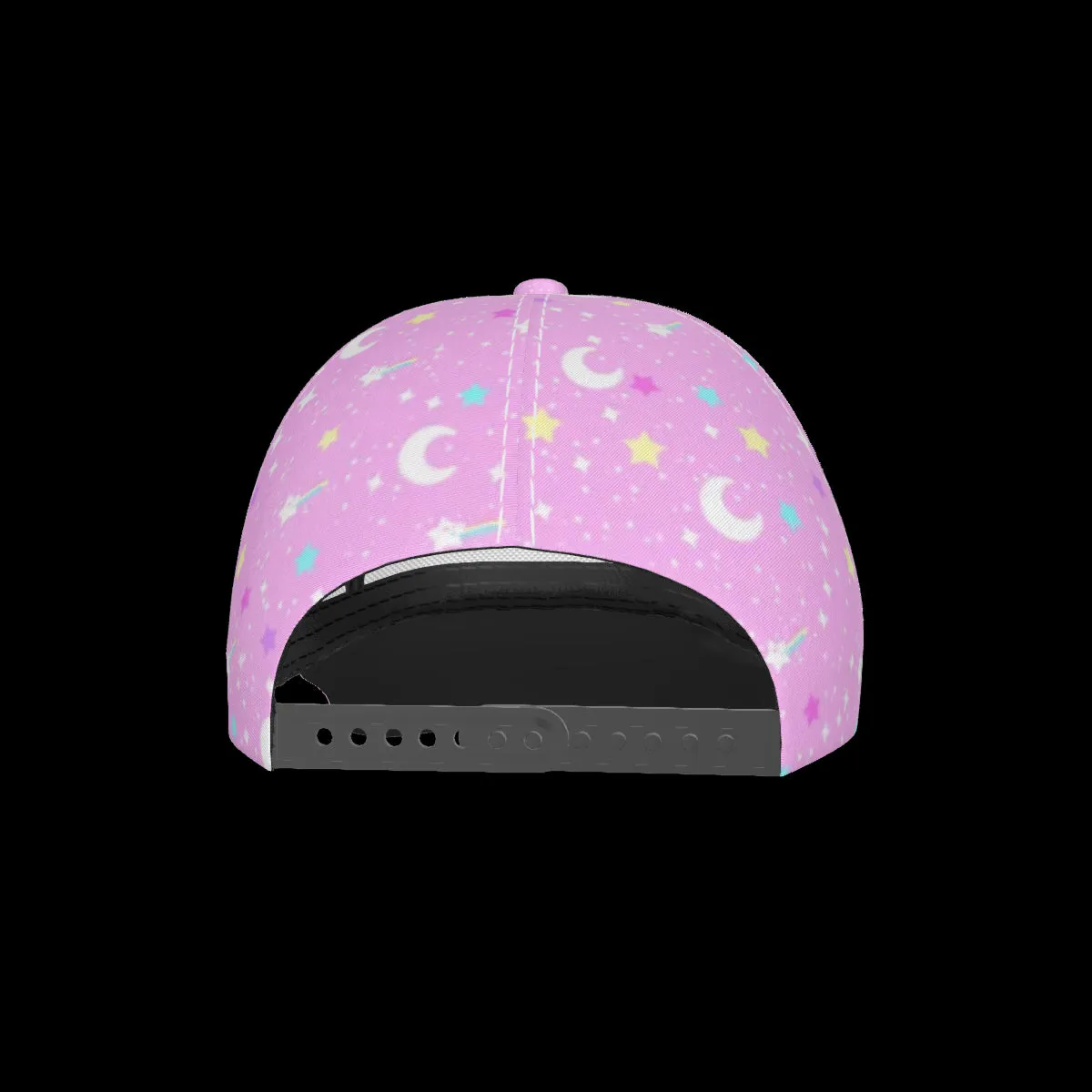 Starry Glitter Pink Peaked Cap