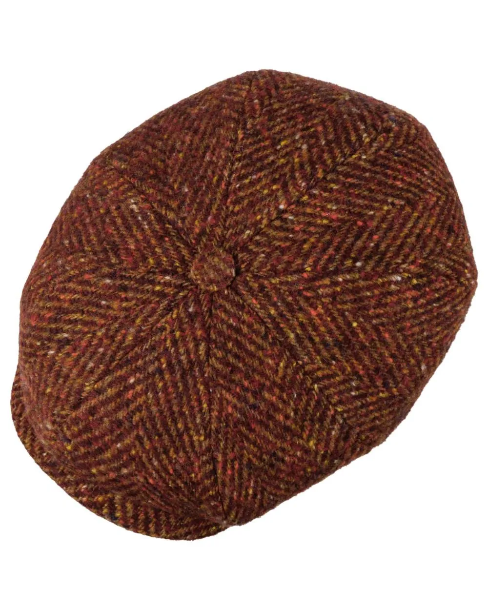 Stetson Hatteras Herringbone Flat Cap