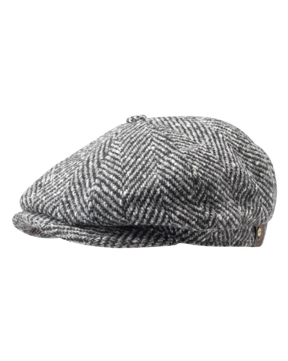 Stetson Hatteras Herringbone Flat Cap