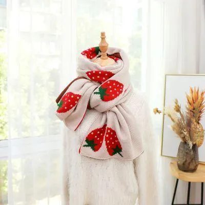 Strawberry Print Scarf