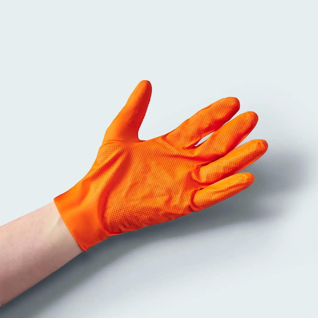 Tough Glove Gator Gripz Disposable Nitrile Gloves