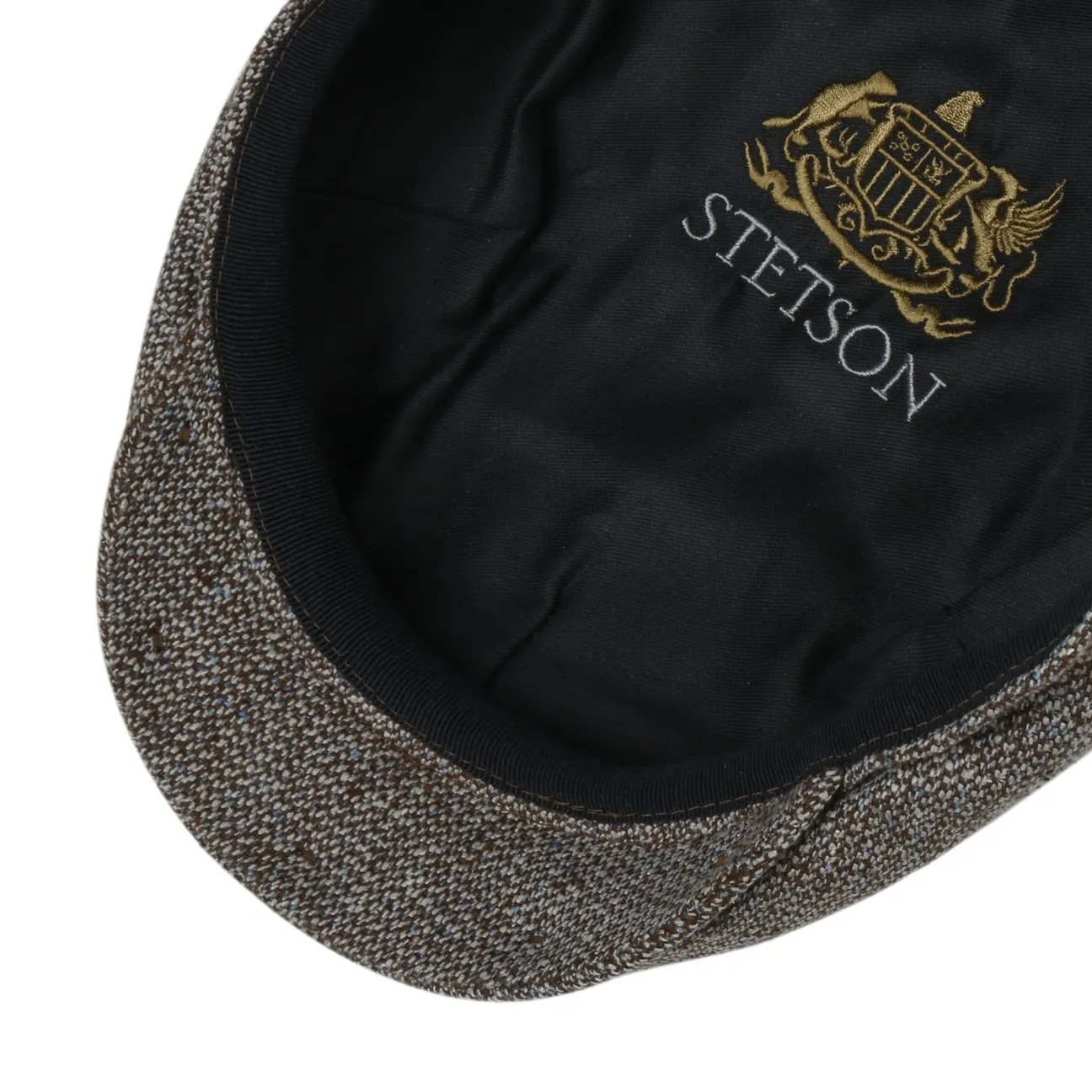 Viando Silk Driver Flat Cap by Stetson