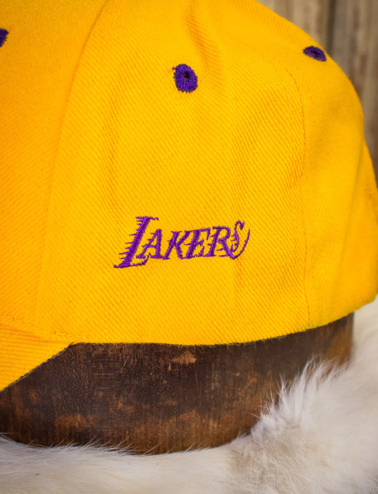 Vintage Los Angeles Lakers Trucker Hat Yellow