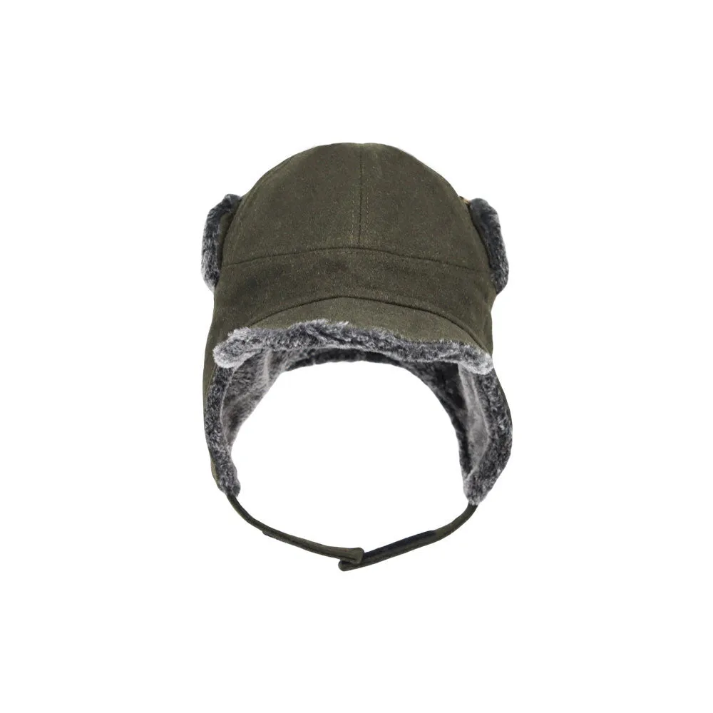 Warm Trapper Hat Winter Earflaps with Visor Outdoor SLT1455