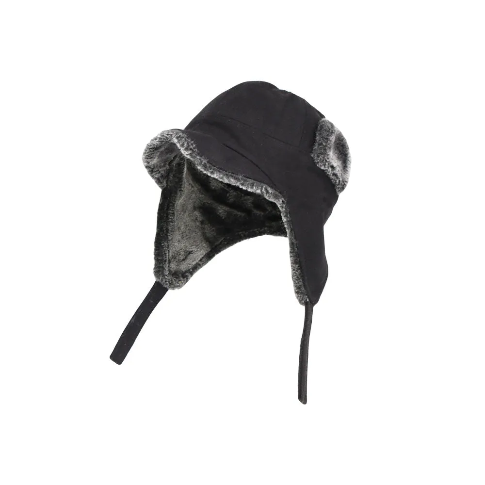 Warm Trapper Hat Winter Earflaps with Visor Outdoor SLT1455