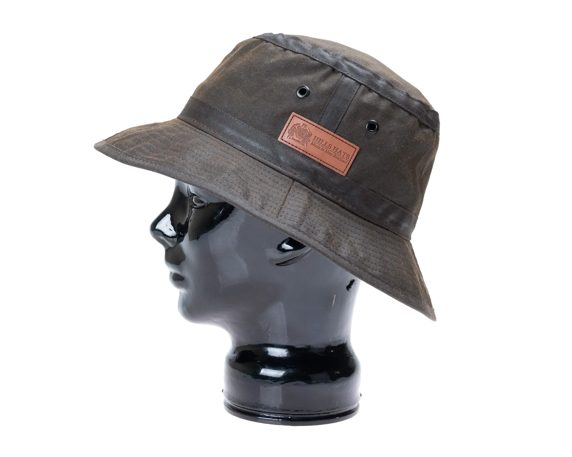 Waxed Cotton Bucket Hat